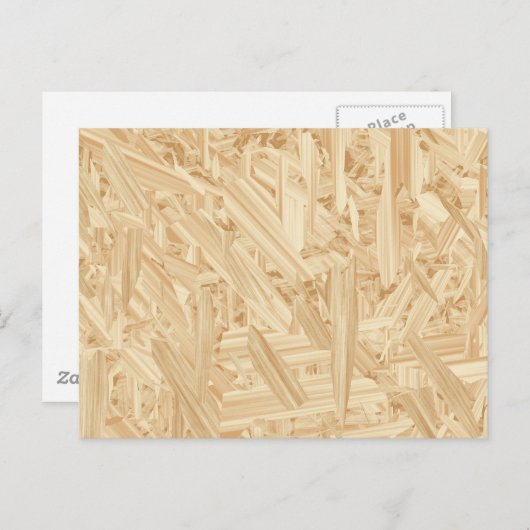 OSB-patroonchipboard vernieuwing Briefkaart (Voorkant / Achterkant)