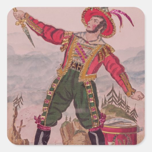 Osbaldiston als Andreas Hofer Vierkante Sticker (Voorkant)