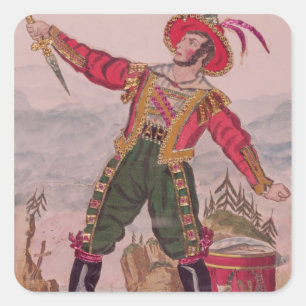 Osbaldiston als Andreas Hofer Vierkante Sticker