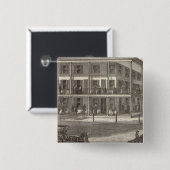 Osborn House, Squan, NJ Vierkante Button 5,1 Cm (Voorkant /achterkant)