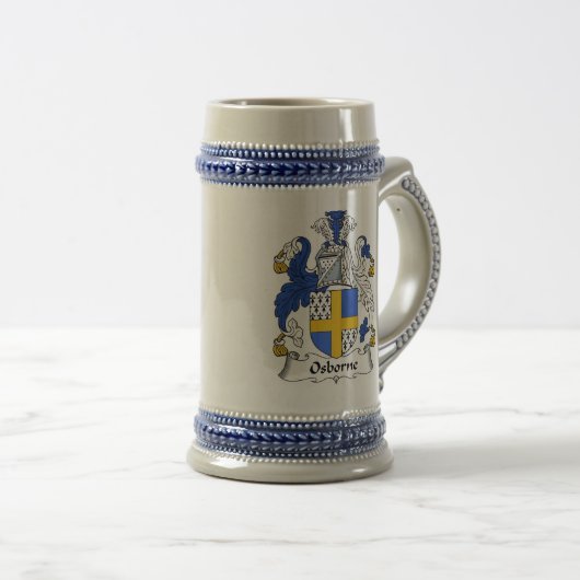 Osborne Coat of Arms Stein - familiekust Bierpul (Voorkant rechts)