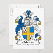 Osborne Family Crest Briefkaart (Voorkant / Achterkant)