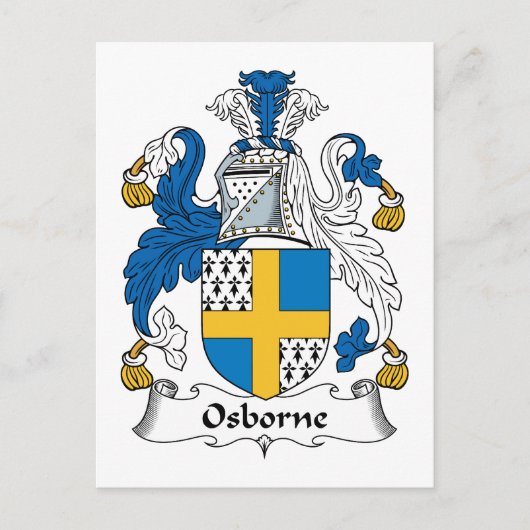 Osborne Family Crest Briefkaart (Voorkant)