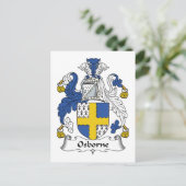 Osborne Family Crest Briefkaart (Staand voorkant)