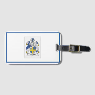 Osborne Family Crest Canvas tas Bagagelabel