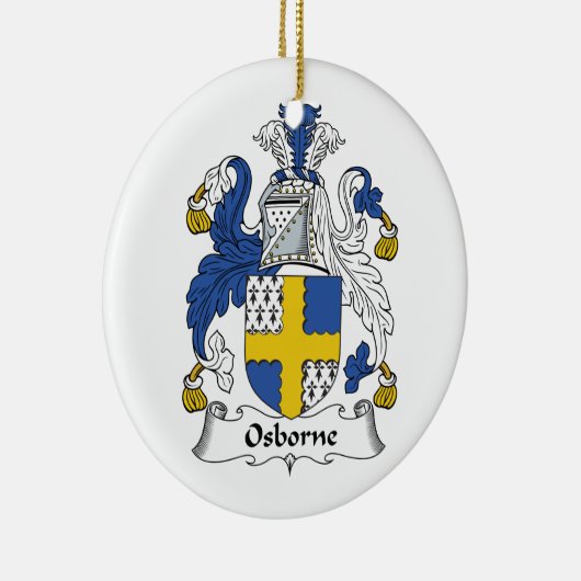 Osborne Family Crest Keramisch Ornament (Rechts)
