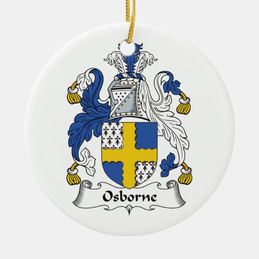 Osborne Family Crest Keramisch Ornament (Voorkant)