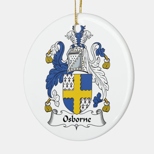 Osborne Family Crest Keramisch Ornament (Links)