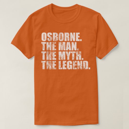 OsborneOsborne familienaam Osborne achternaam Osbo T-shirt (Design voorkant)