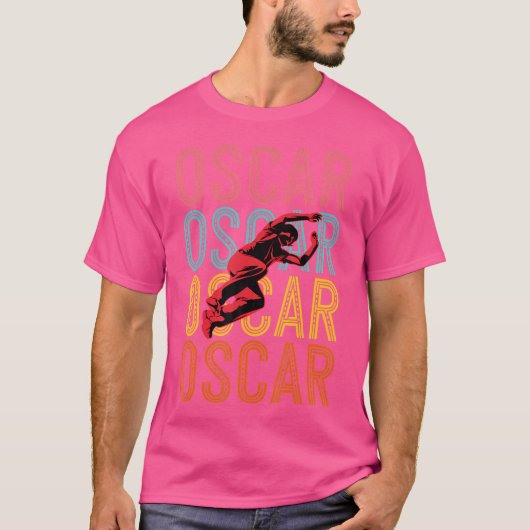Oscar Aangepaste Parkour Hobbyist T-shirt (Voorkant)