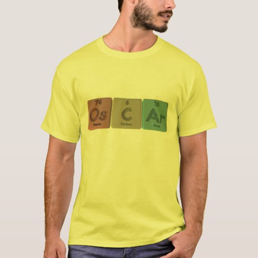 Oscar als Osmium Carbon Arsenic T-shirt (Voorkant)