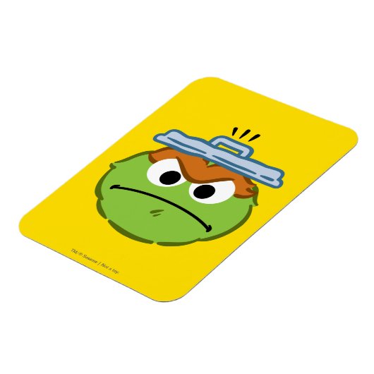 Oscar Angry Face Magneet (Linkerzijde)