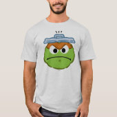 Oscar Angry Face T-shirt (Voorkant)