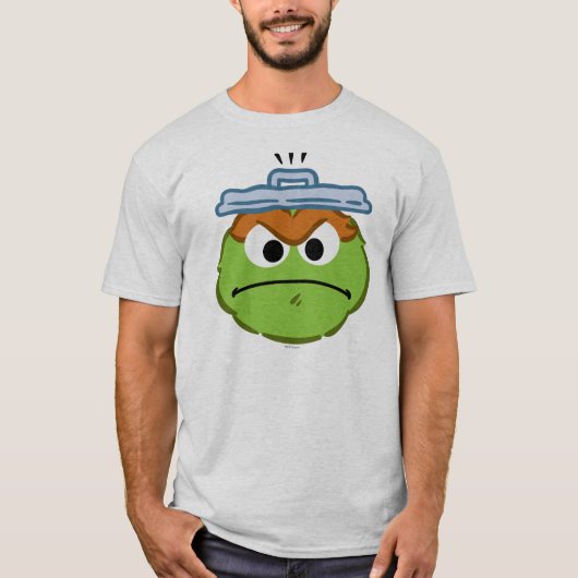 Oscar Angry Face T-shirt (Voorkant)