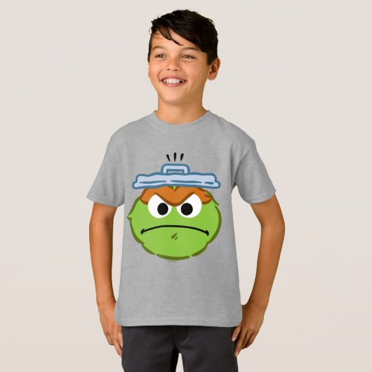 Oscar Angry Face T-shirt (Voorkant volledig)