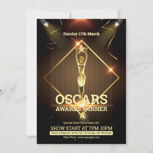 Oscar Award Flyer Kaart