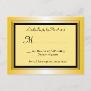 Oscar Award Party RSVP Briefkaart