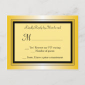 Oscar Award Party RSVP Briefkaart (Voorkant)