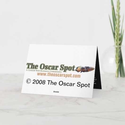 Oscar Banner Bedankkaart (Achterkant)