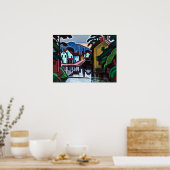 Oscar Bluemner Old Canal Port Poster (Keuken)