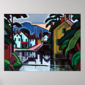 Oscar Bluemner Old Canal Port Poster (Voorkant)