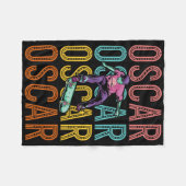Oscar Custom Skateboarding Hob  Fleece Deken (Voorkant (Horizontaal))