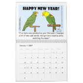 Oscar de Cartoon Parrot 2022 Agenda Kalender (Jan 2027)