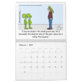 Oscar de Cartoon Parrot 2024 Kalender (Feb 2027)