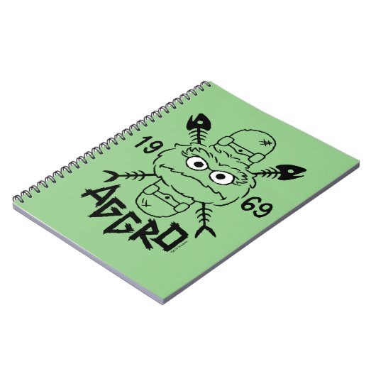 Oscar de Groent Skate Logo - Aggro 1969 Notitieboek (Linkerzijde)