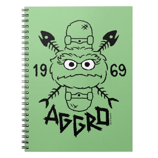 Oscar de Groent Skate Logo - Aggro 1969 Notitieboek (Voorkant)