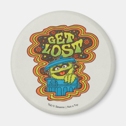 Oscar de Groentje | Psychedelisch Magneet (Voorkant)
