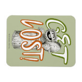 Oscar de Grouch B&W-schets Magneet (Horizontaal)