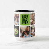 Oscar de Grouch | Beste papa fotocollage Mok (Midden)