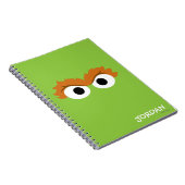 Oscar de Grouch Big Face | Jouw namen toevoegen Notitieboek (Rechterzijde)
