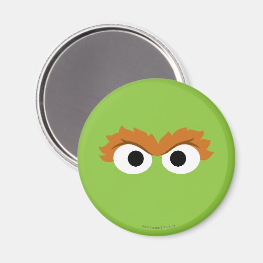 Oscar de Grouch Big Face Magneet (Voorkant / Achterkant)