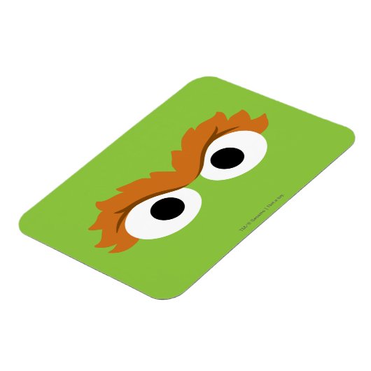 Oscar de Grouch Big Face Magneet (Linkerzijde)