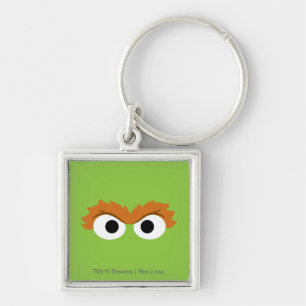Oscar de Grouch Big Face Sleutelhanger