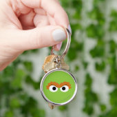 Oscar de Grouch Big Face Sleutelhanger (Hand)