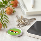 Oscar de Grouch Big Face Sleutelhanger (Zijkant)
