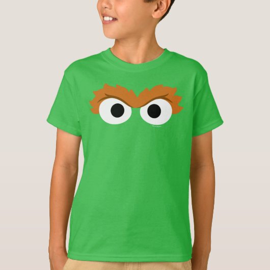 Oscar de Grouch Big Face T-shirt (Voorkant)
