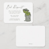 Oscar de Grouch Book Request Insert Plaatskaartje (Voorkant / Achterkant)