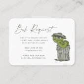 Oscar de Grouch Book Request Insert Plaatskaartje (Voorkant)