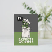 Oscar de Grouch Express jezelf Briefkaart (Staand voorkant)