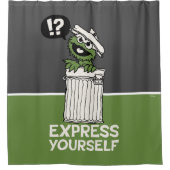 Oscar de Grouch Express jezelf Douchegordijn (Voorkant)