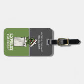 Oscar de Grouch Express jezelf | Gegevens toevoege Bagagelabel (Voorkant horizontaal)