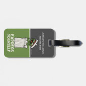 Oscar de Grouch Express jezelf | Gegevens toevoege Bagagelabel (Achterkant horizontaal)