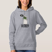 Oscar de Grouch Express jezelf Hoodie (Voorkant)
