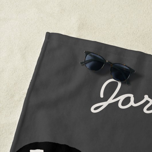 Oscar de Grouch Express jezelf | Jouw namen toevoe Strandlaken (In situ)