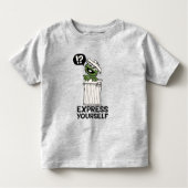 Oscar de Grouch Express jezelf Kinder Shirts (Voorkant)