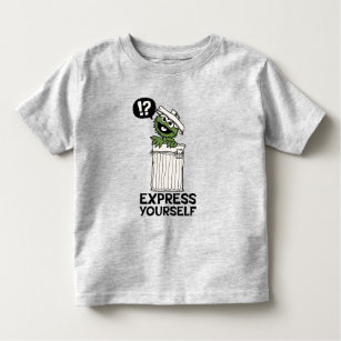 Oscar de Grouch Express jezelf Kinder Shirts